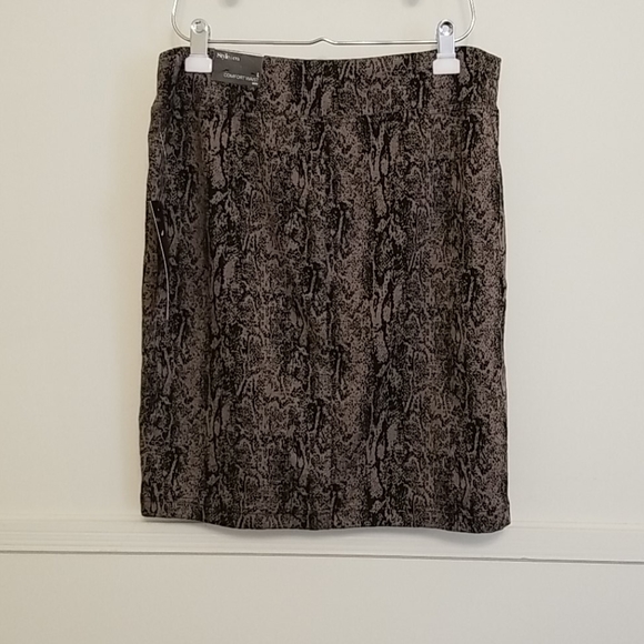 🆕 Snakeskin Print Pencil Skirt NWT - Picture 2 of 4